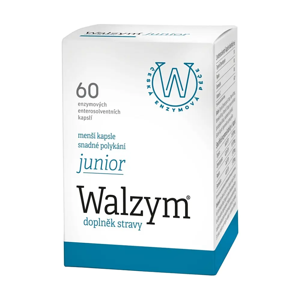 Walzym Junior enzymové kapsle cps.60