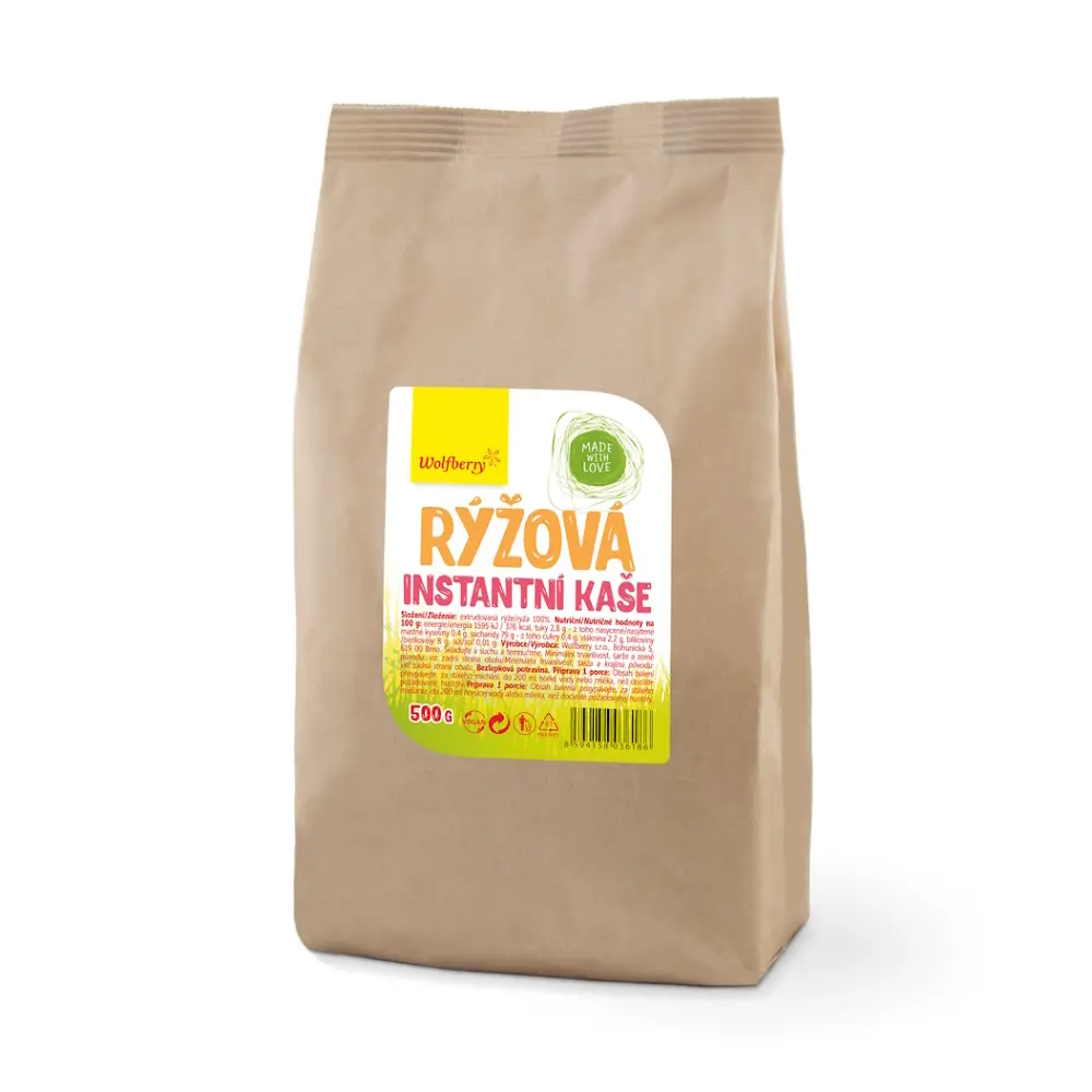 Rýžová instantní kaše 500g Wolfberry