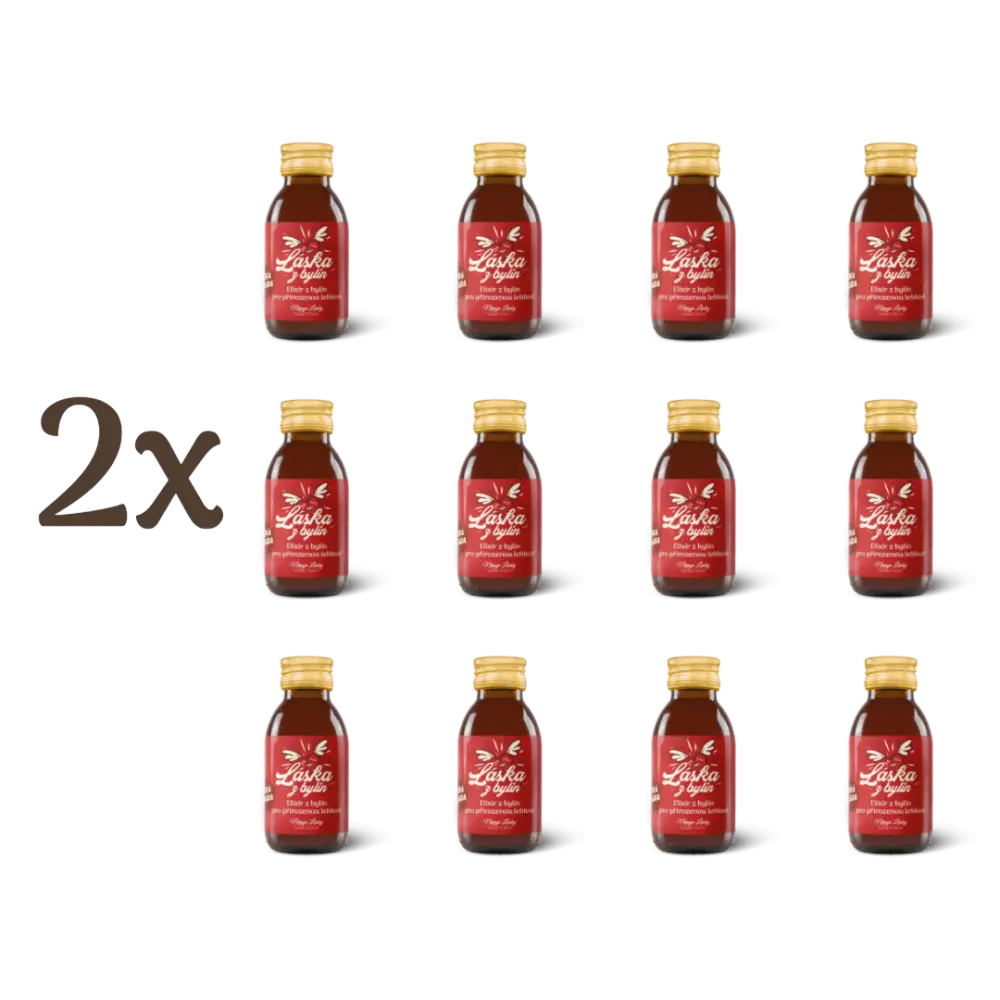 Láska z bylin –⁠ elixír dobré nálady 100 ml 24 kusů