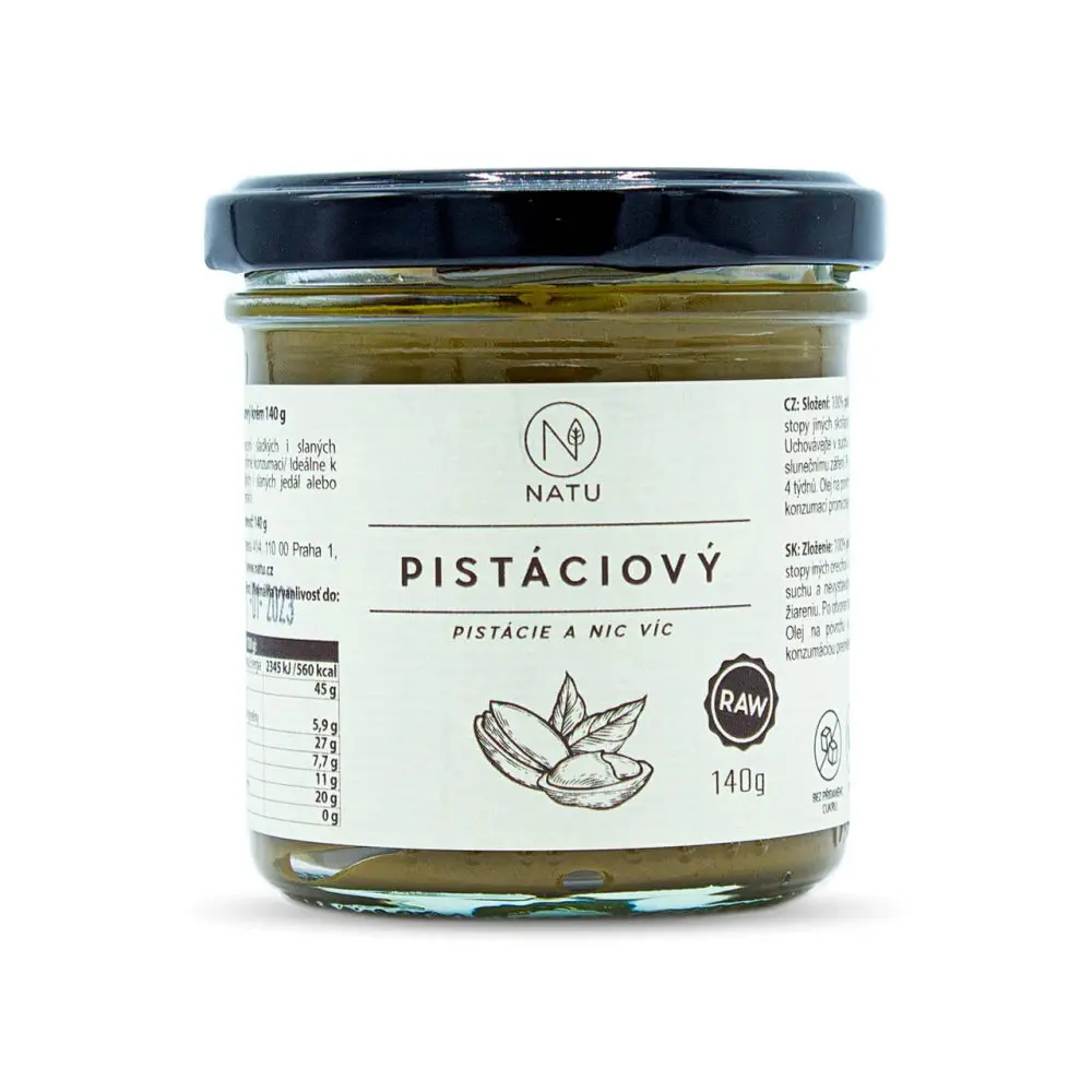 NATU Pistáciový krém 140 g