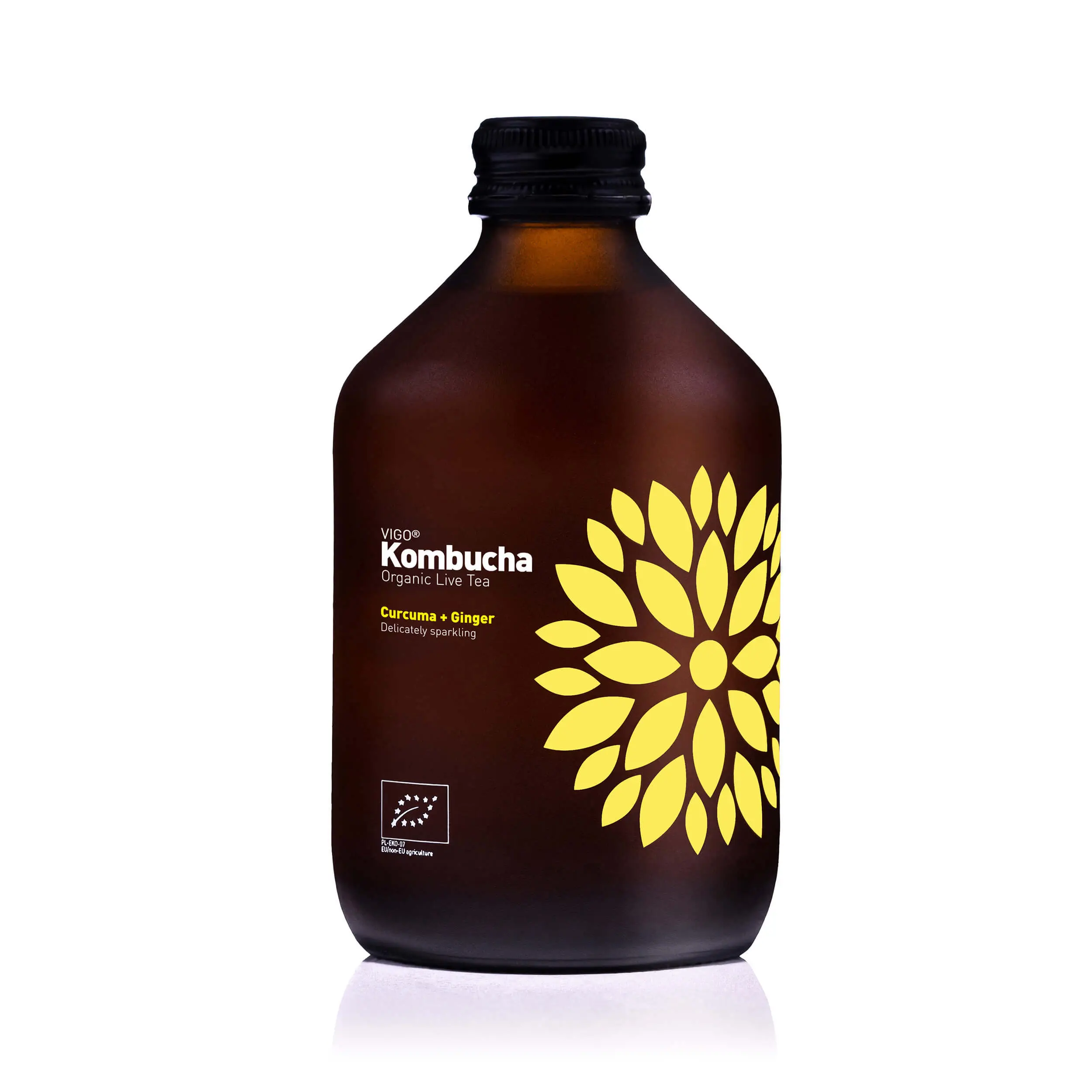 Natu Kombucha kurkuma a zázvor BIO 330ml