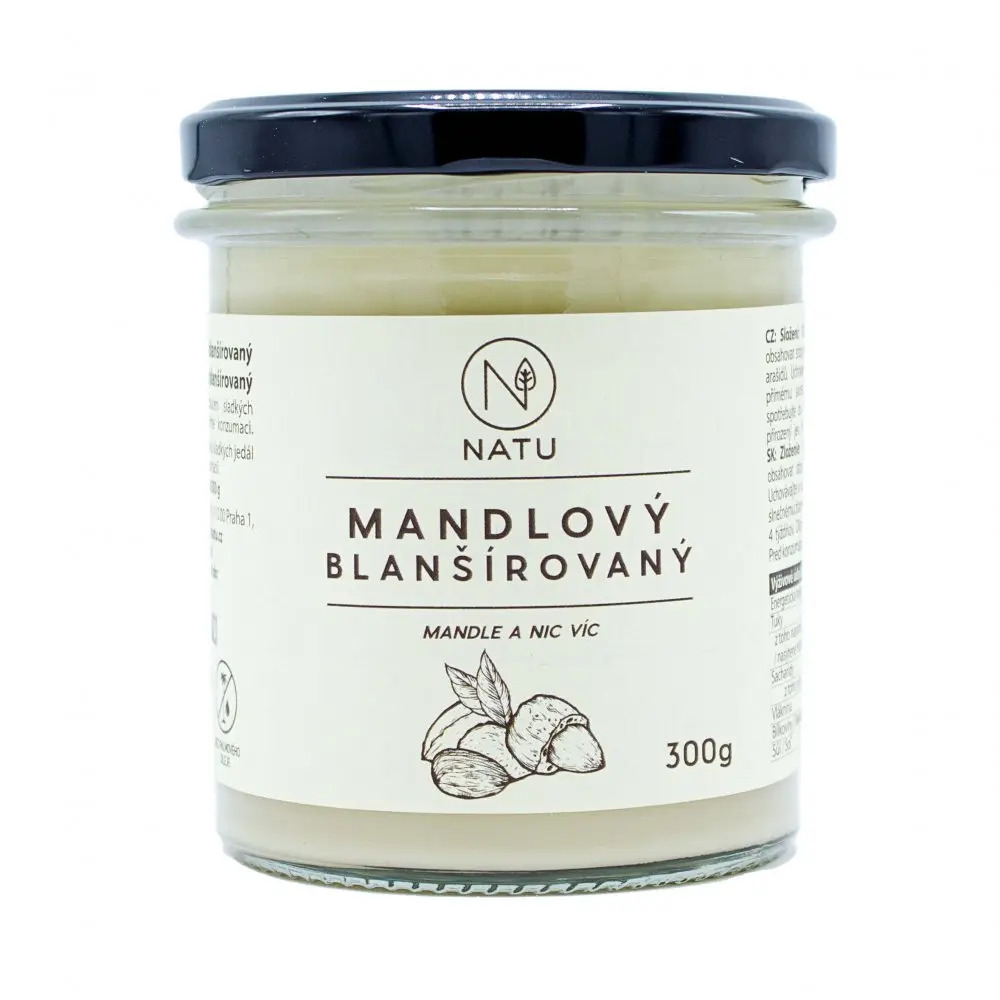 NATU Mandlový krém blanšírovaný 300g