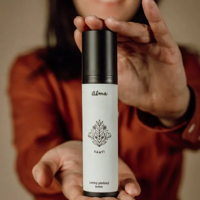 Alma pleťový krém lehký s lípou, fermentovanými laktobacily a centella buňkami Sántí 50ml