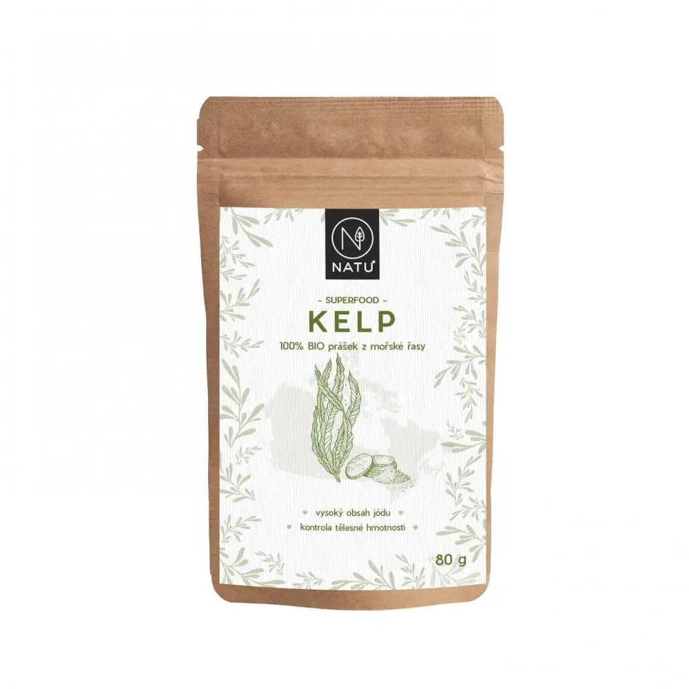 NATU Kelp BIO prášek 80 g