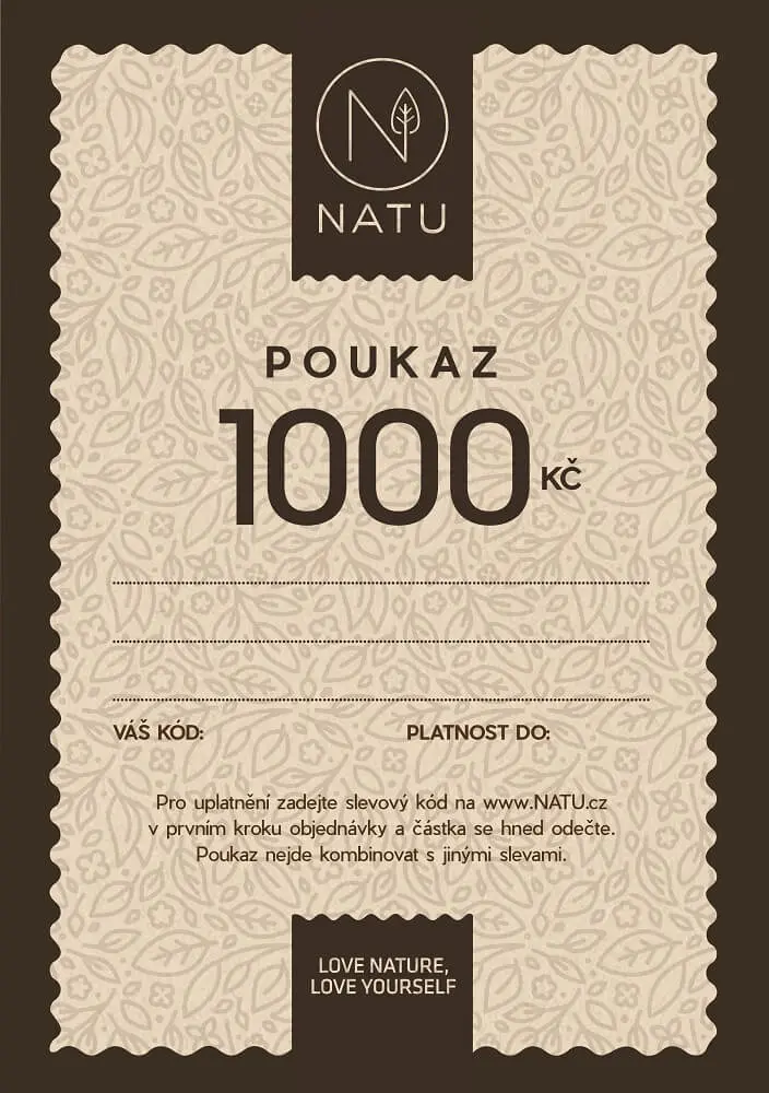 Elektronický dárkový poukaz 1000 Kč