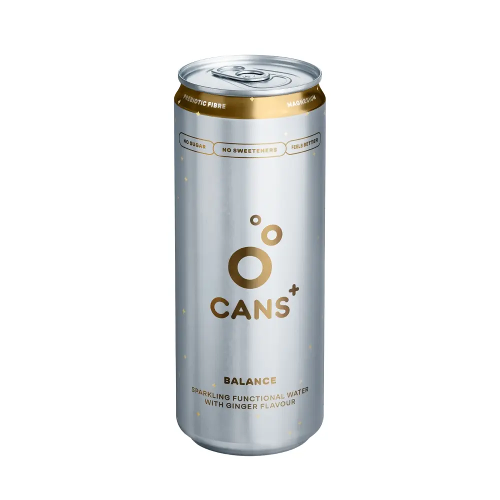 CANS funkční perlivá voda BALANCE 330ml