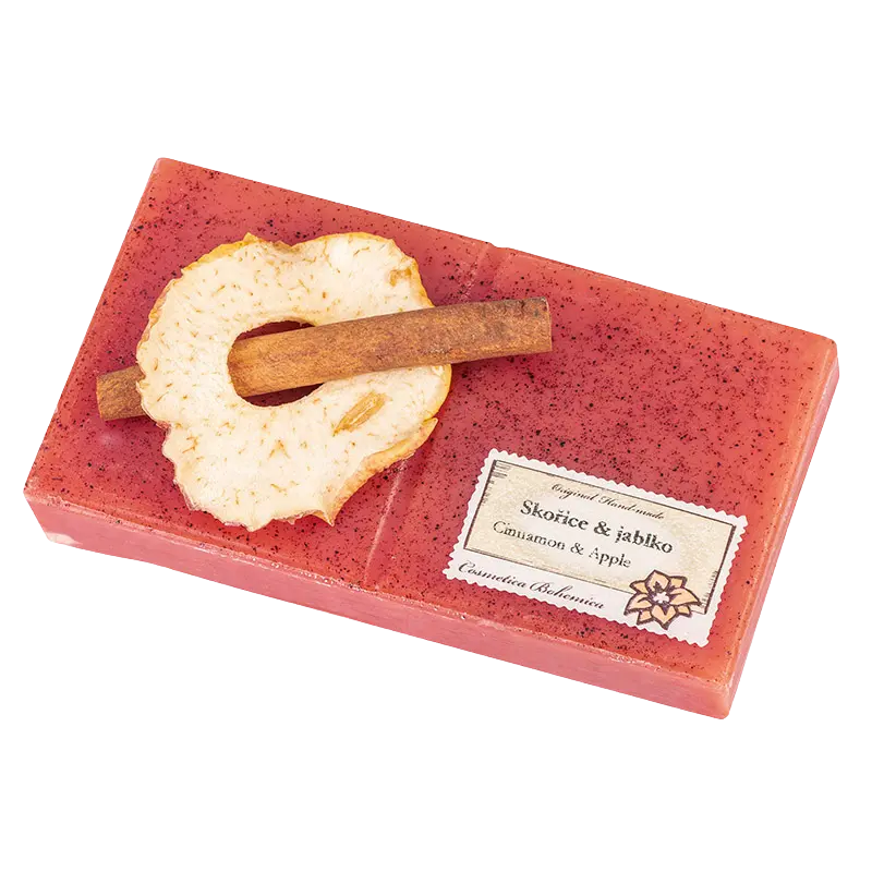 Cosmetica Bohemica - Mýdlo zdobené Skořice jablko 200g