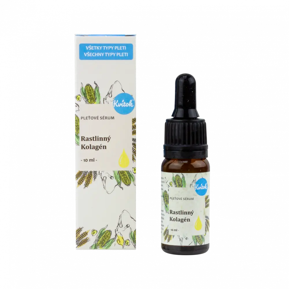 Pleťové sérum Rostlinný kolagen 10 ml Kvitok