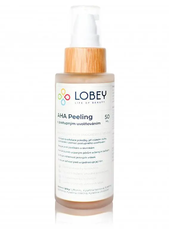 Lobey AHA Peeling s postupným uvolňováním 50 ml