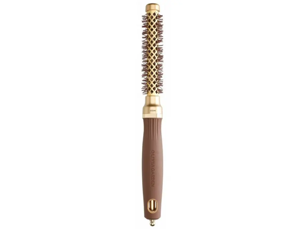Olivia Garden Expert Blowout Shine Gold&Brown 15mm - Foukací kartáč