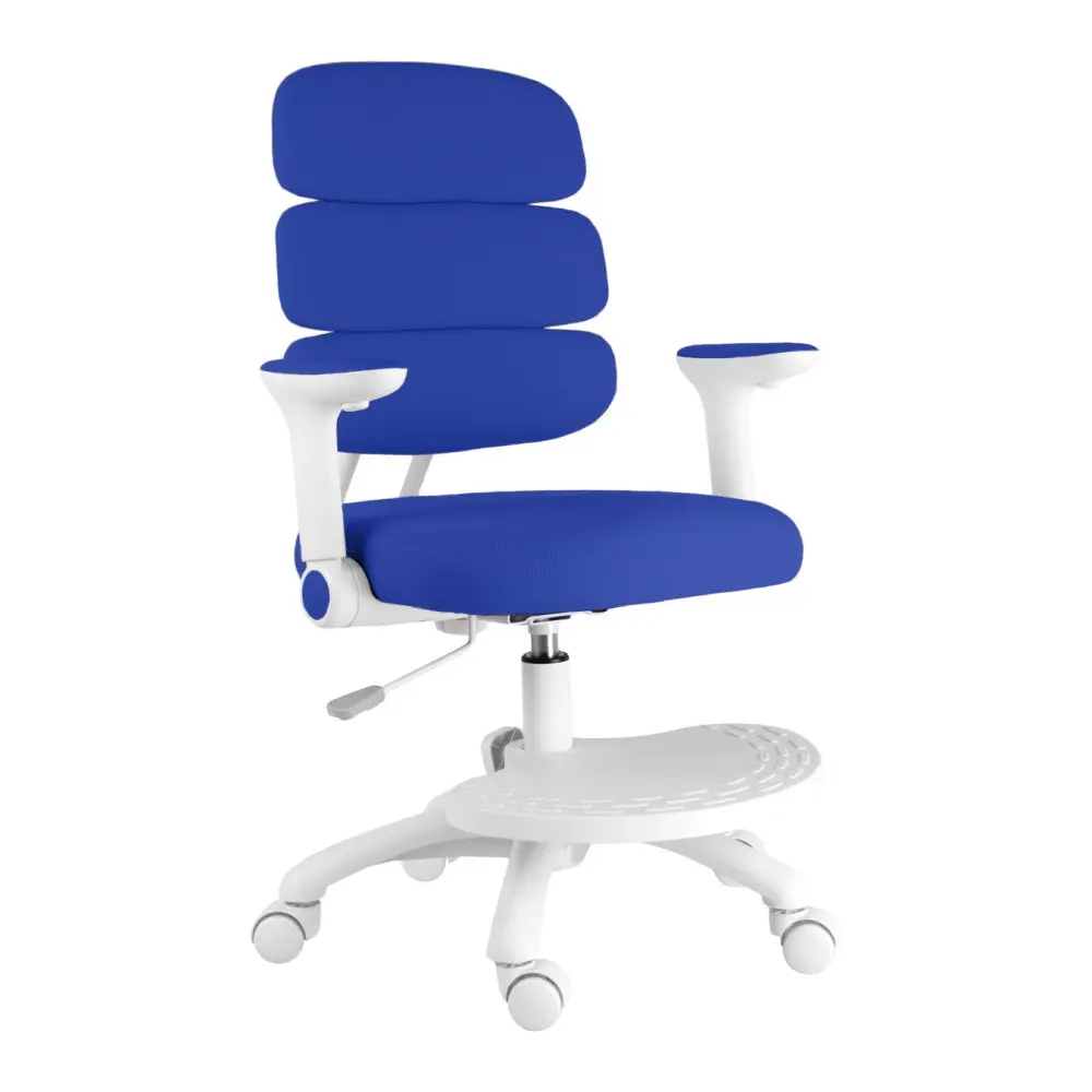 Dětská rostoucí židle Neoseat KIDDY THREE — látka, pratelný potah, tmavě modrá