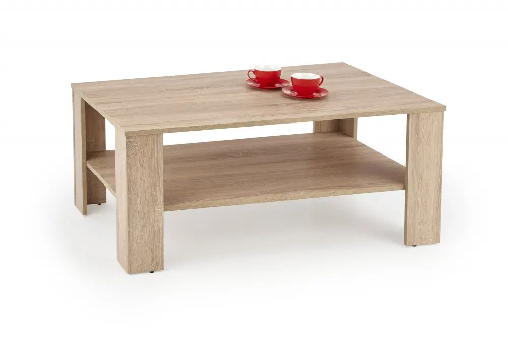 Konferenční stolek KWADRO — 110x65x53 cm, MDF, dub sonoma
