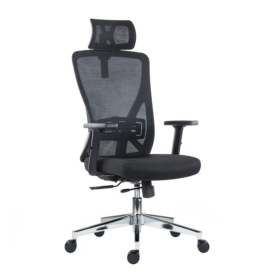 Kancelářská ergonomická židle Neoseat FLEX PRO — síť / látka, černá, nosnost 150 kg