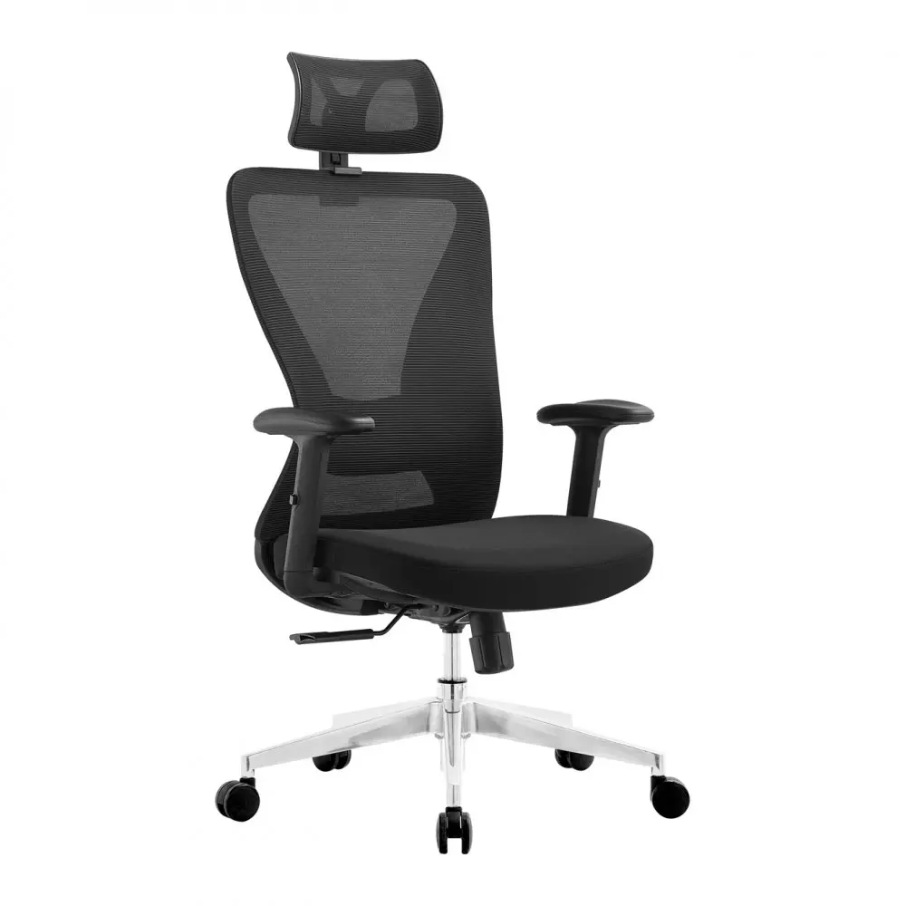 Kancelářská ergonomická židle Neoseat NICOLE — síť / látka, černá, nosnost 150 kg
