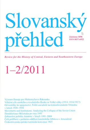 Slovanský přehled č. 1-2/2011