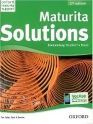 Maturita Solutions Elementary Students Book CZ, 2.ed.