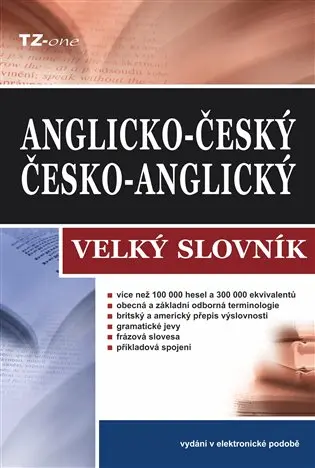 Velký anglicko-český/ česko-anglický slovník - TZ-One