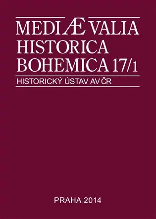Mediaevalia Historica Bohemica 17/1