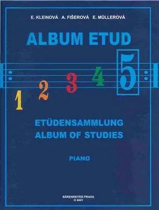 Album etud 5 Piano