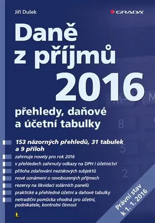 Daně z příjmů 2016