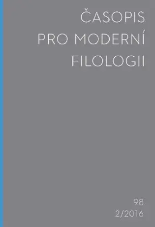 Časopis pro moderní filologii 2016/2