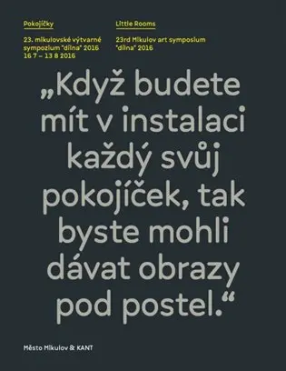 Pokojíčky / Little Rooms - 23. mikulovské výtvarné sympozium “dílna“ 2016 - Petr Veselý