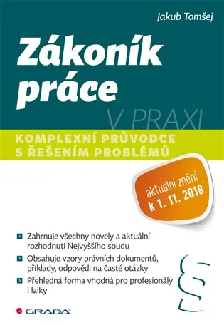 Zákoník práce v praxi - 6. vydání - Jakub Tomšej