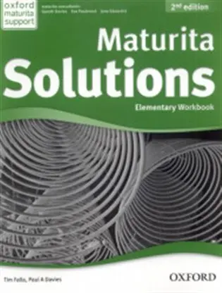 Maturita Solutions Elementary Workbook 2nd (CZEch Edition) - Tim Falla