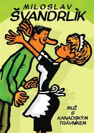 Muž s kanadským trávníkem