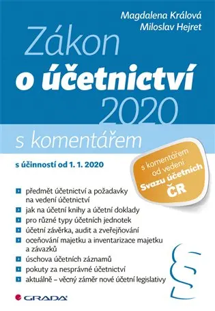 Zákon o účetnictví 2020