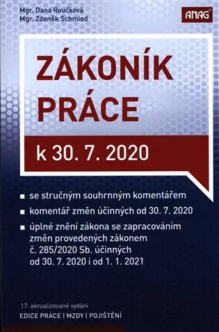 Zákoník práce k 30. 7. 2020