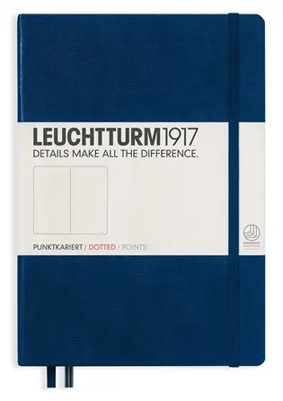 Notebooks Medium-navy, dotted