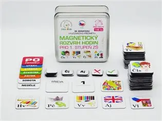 TEDDIES Magnetický rozvrh hodin - holky
