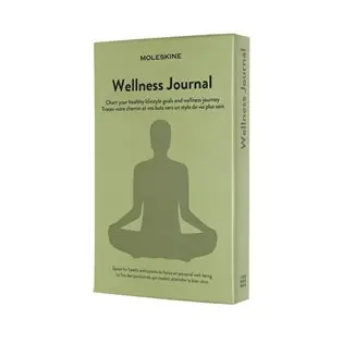 Zápisník Moleskine Passion Wellness Journal - tvrdé desky L, zelený
