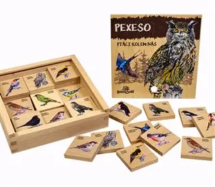 Pexeso klasické - ptáci kolem nás