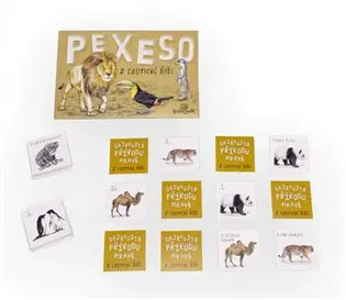 Papírové pexeso - z exotické říše