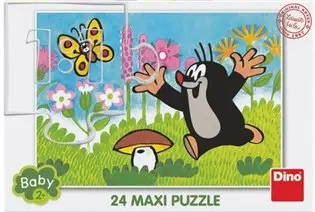Krtek a houba - Maxi puzzle 24 dílků