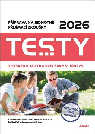 Testy 2026 z Českého jazyka pro žáky 9. tříd ZŠ