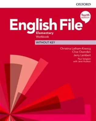 English File Fourth Edition Elementary Workbook without Answer Key