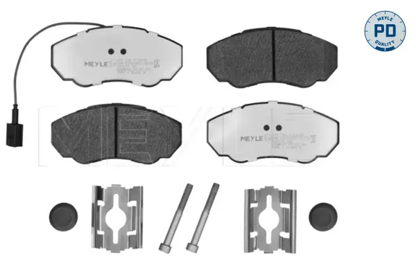 Sada brzdových destiček, kotoučová brzda