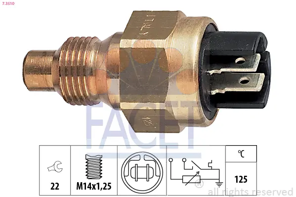 Teplota chladicí kapaliny - sensor