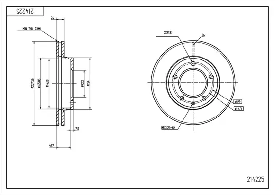 Brz.kotouč /p/probe 2.0i 16v,2.5i 93-