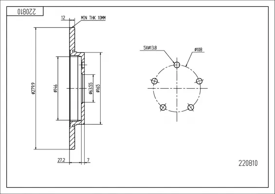 Brz.kotouč /z/mondeo 00-