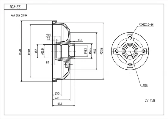 Br.buben /z/ corsa 82- 200/201/36