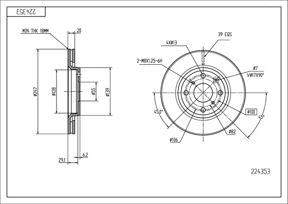 Brz.kotouč /p/ c1 1.0i/1.4 hdi 05-