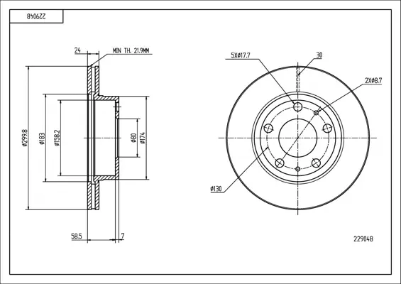 Brz.kotouč /p/ jumper 29-33 02-
