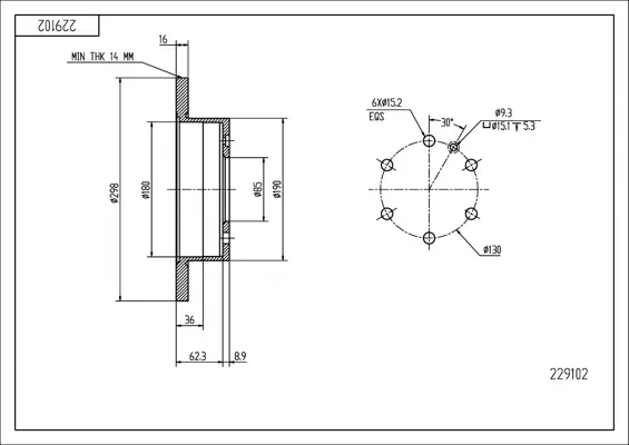 Brz.kotouč /z/ sprinter 3-3,5 tuny 06-