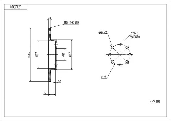 Brz.kotouč /z/ grande punto 1.9 mjt 05-