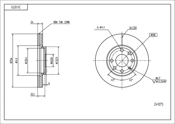 Brz.kotouč /p/astra 1.4,1.6 98- /lak/kpl