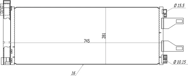 Chladič klimatiz.boxer 2.2-3.0hdi 06-